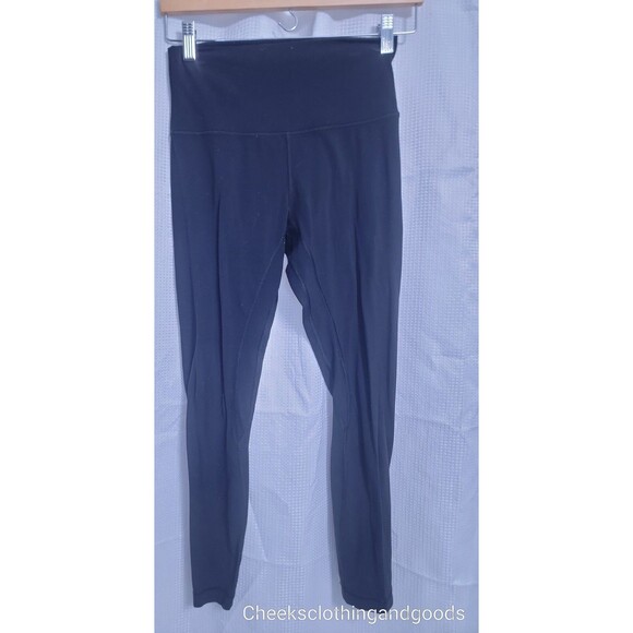 Lululemon 6 Align Pant II 25" Black W5LJFS Yoga Leggings size 6 - Picture 1 of 5